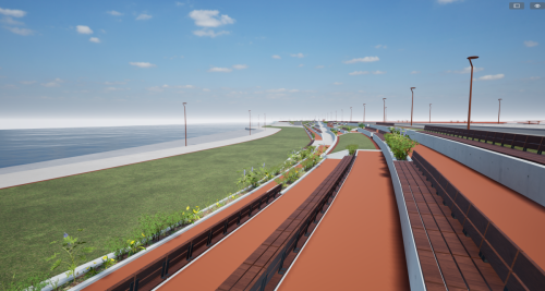Nastavak promenade prema Višnjevcu
